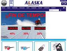 Tablet Screenshot of deportesalaska.com